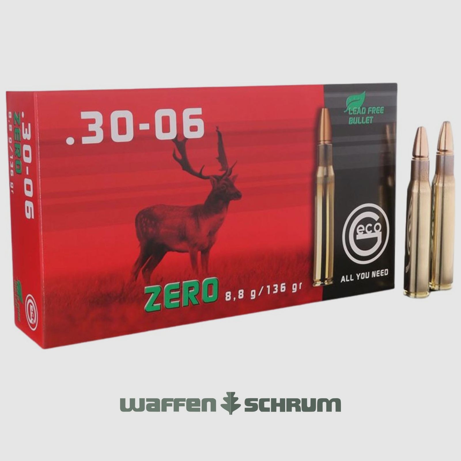 Geco Zero 8,8g - 136gr .30-06Spring