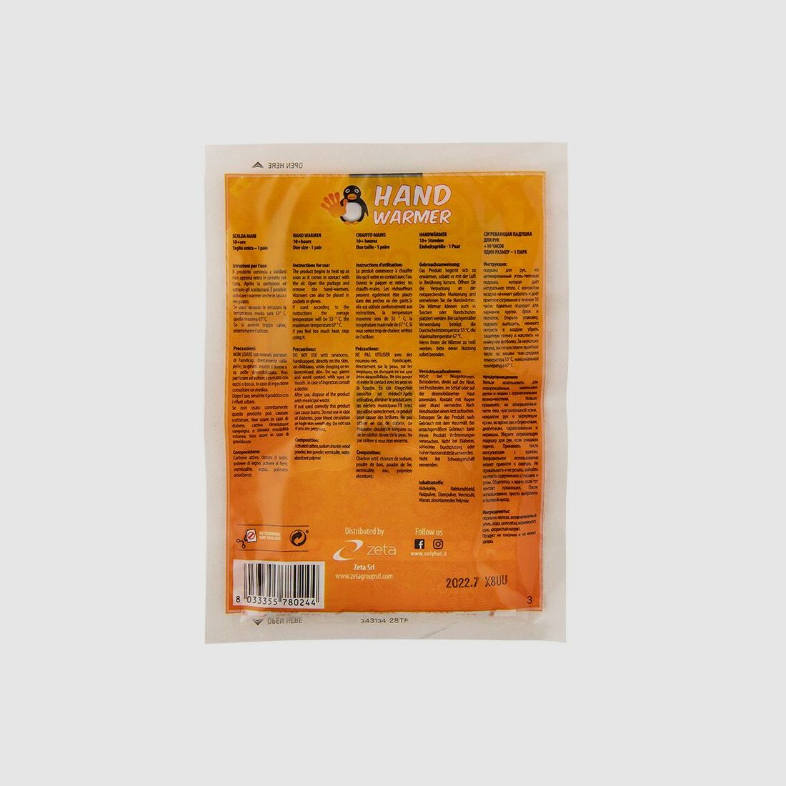 ONLY HOT® Handwärmer Taschenwärmer Wärmepad 1 Paar /2 Stück