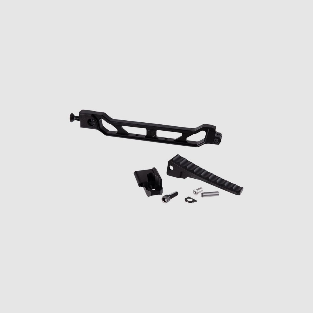 JMAC CUSTOMS 8-INCH RAISED ARM BAR WITH FOLDING BUTTPLATE FOR 4.5MM FOLDI, imagen 1 de 2