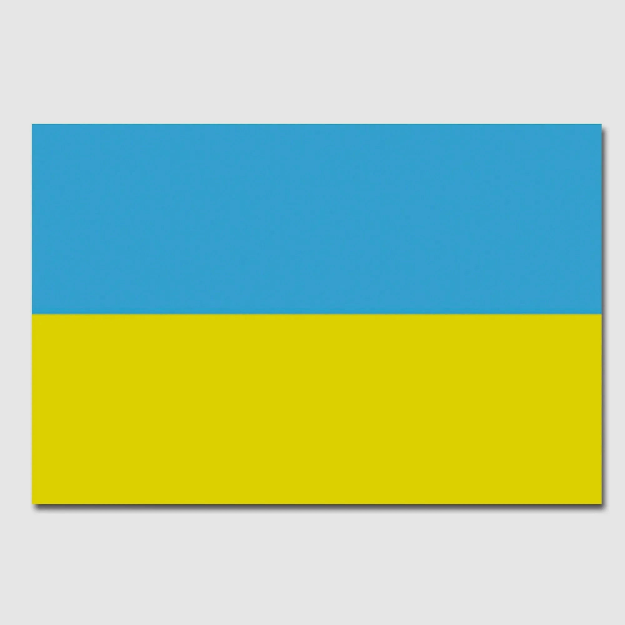 Diverse Flagge Ukraine