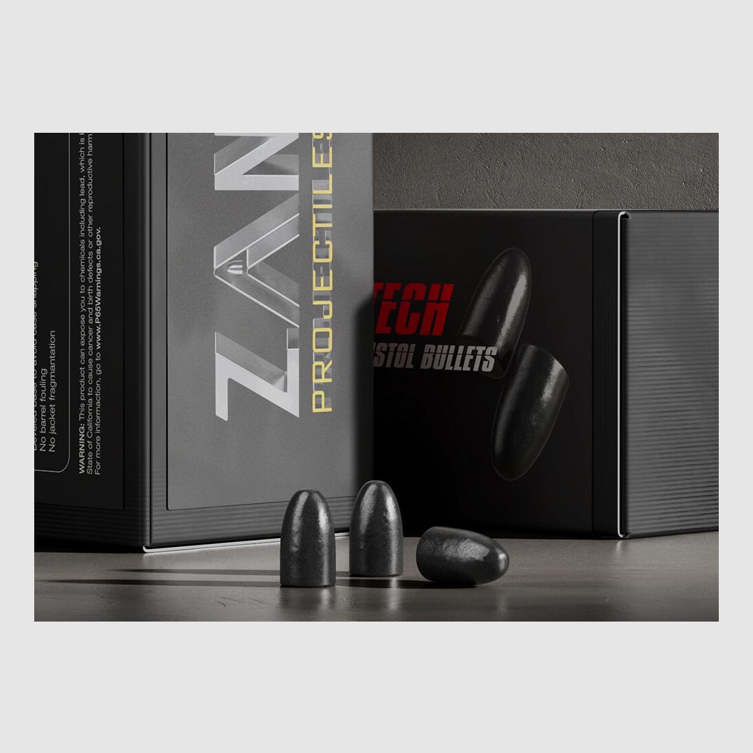 ZAN Proiettili Proiettili ZAN Zantech .356 RN 125 grani, immagine 5 di 5