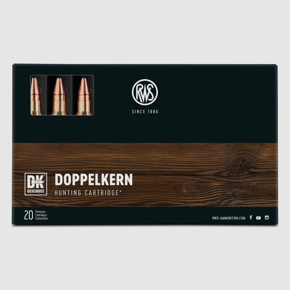 RWS 6,5×55 DK 140 gr.