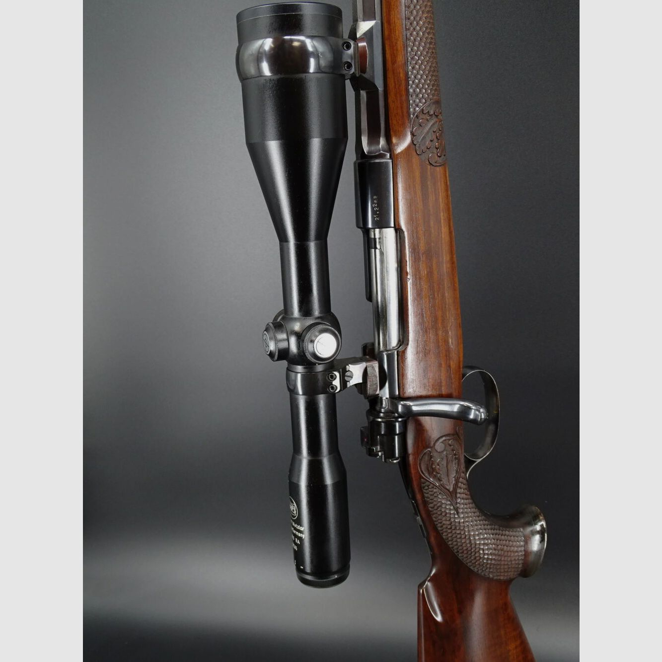 Fanzoj Ferlach 98 System Gravuren Achtkanntlauf ZF Kaps 8x56 Leuchtpunkt Sammlungsauflösung