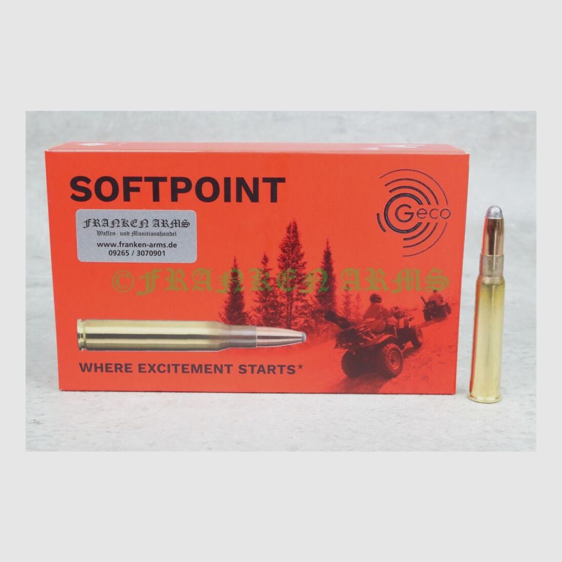 GECO Teilmantel 8x57IRS 185gr. 12,0g 20 Stück Staffelpreise