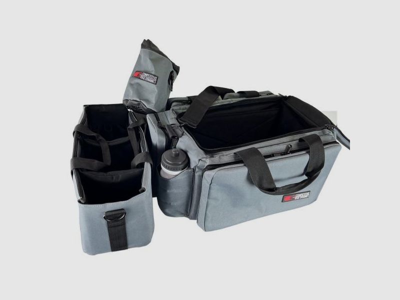 CED Schießsporttasche Range Bag XL f. 5 Pistolen 56x35x28cm  grau