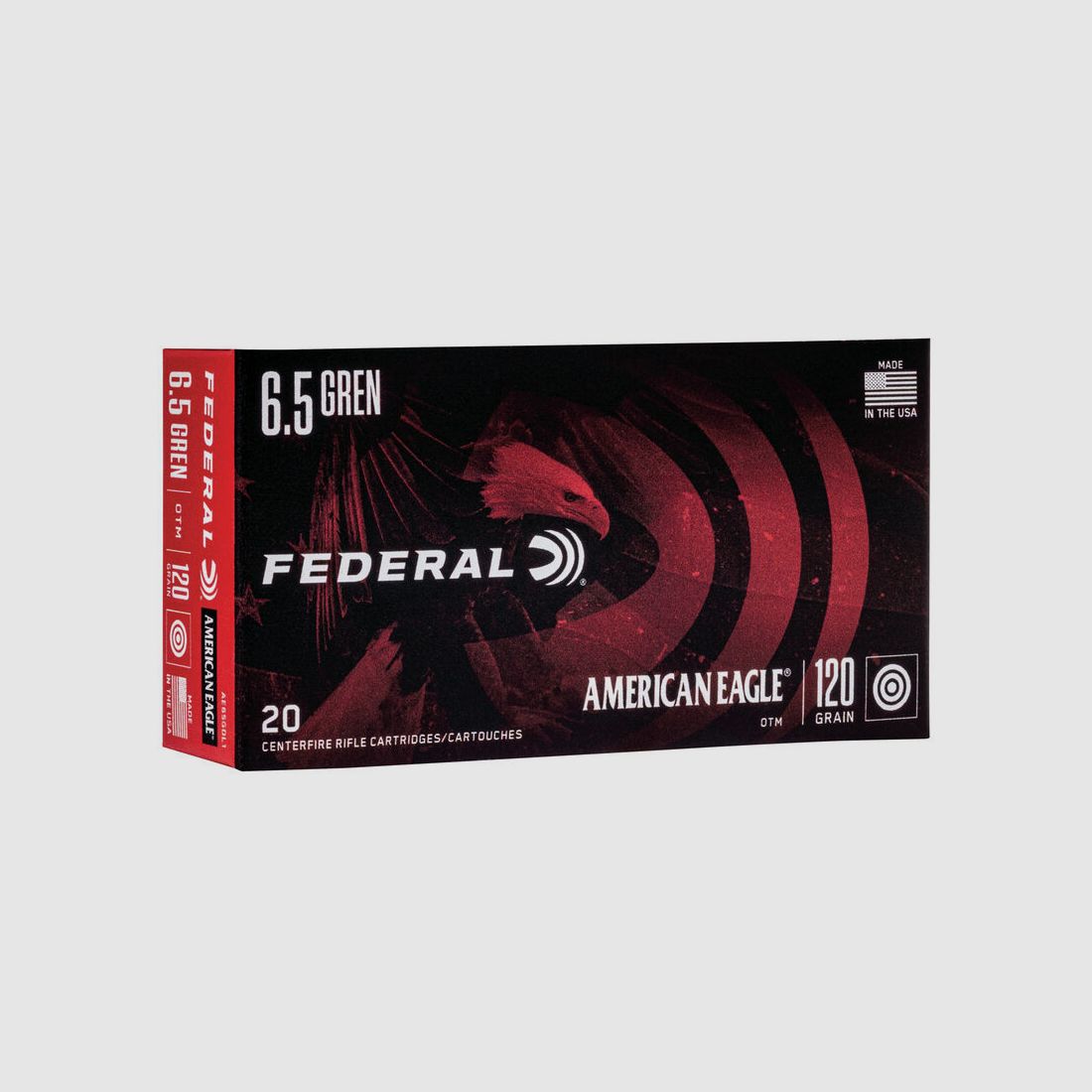Federal American Eagle 6.5 Grendel 120GR OTM 20 cartridges