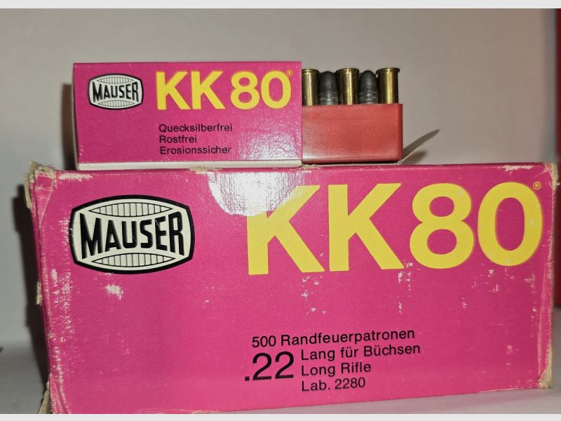 500 Mauser KK80 .22lR .22lfB