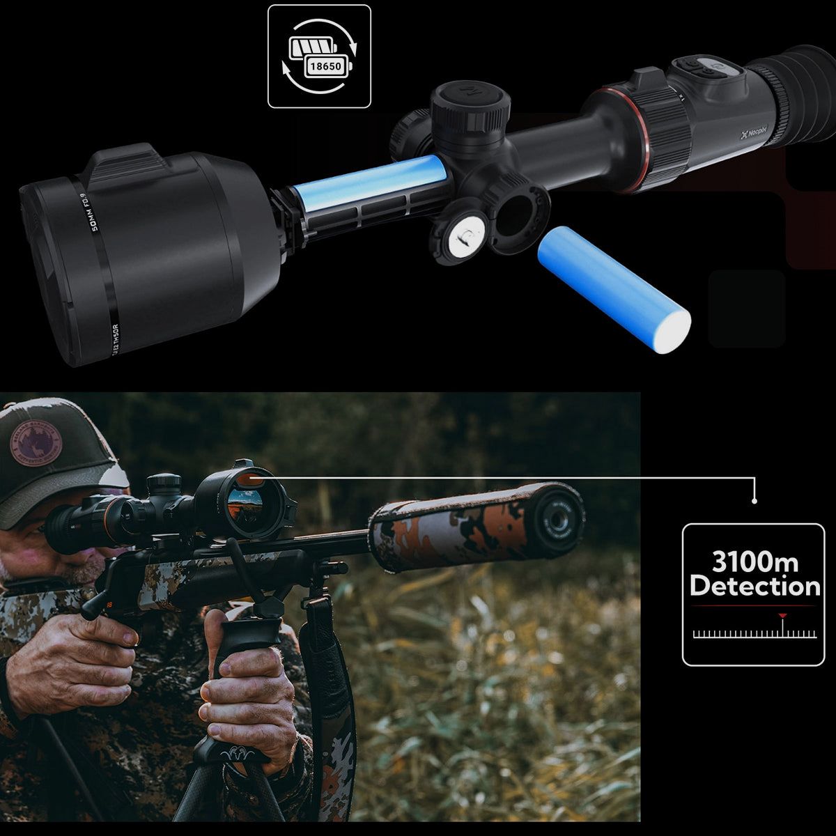 Nocpix ACE AS60R/AS60RRM warmtebeeldzielfernroer met laserafstandsmeter, afbeelding 19 van 24