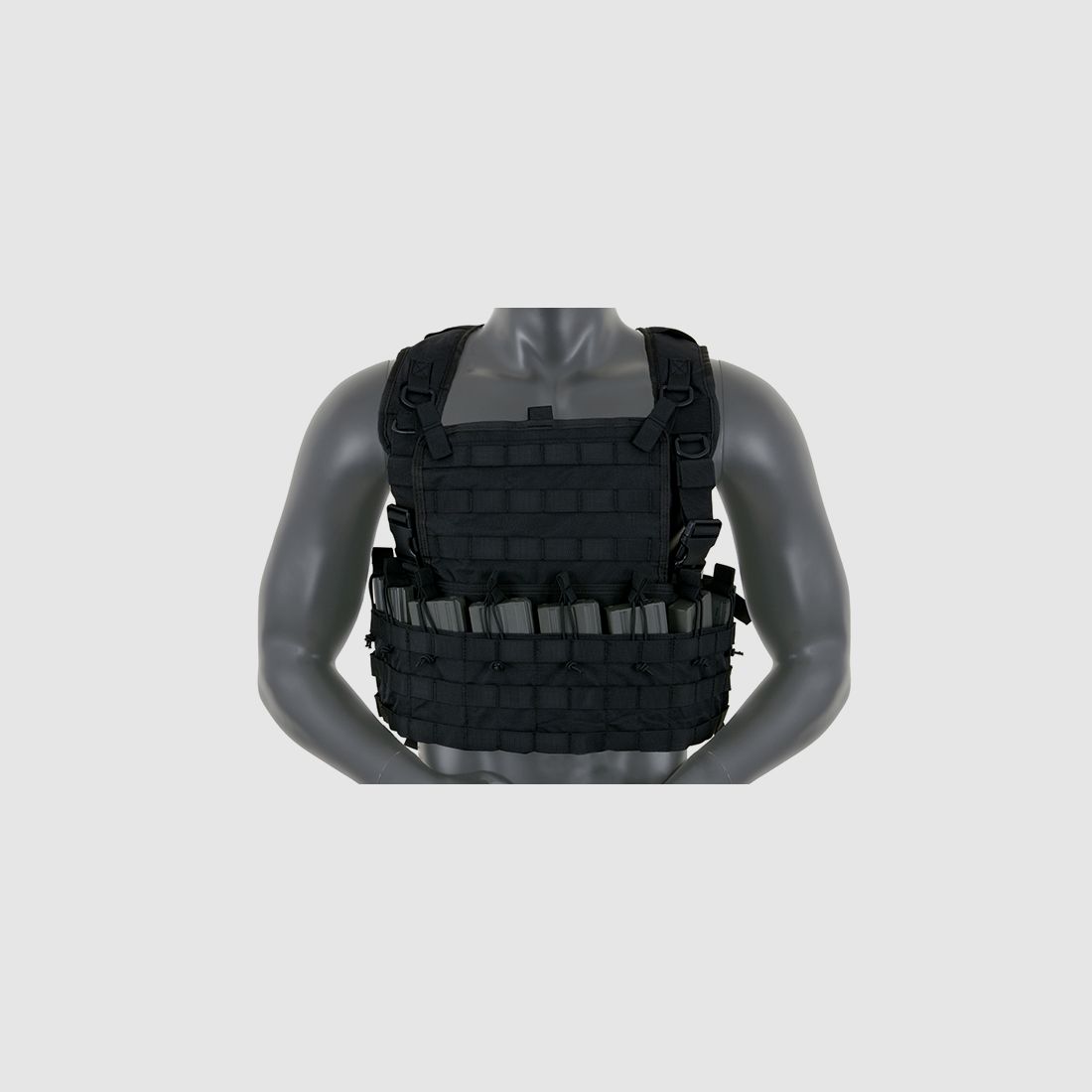 Chest Rig Tattico per Fucile - Nero [8FIELDS]