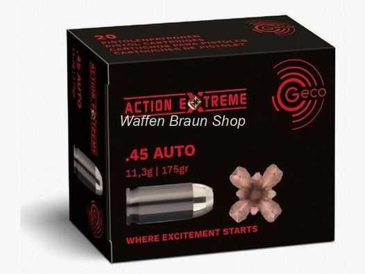 Geco .45 Auto ACTION EXTREME 11,3g 20Stück