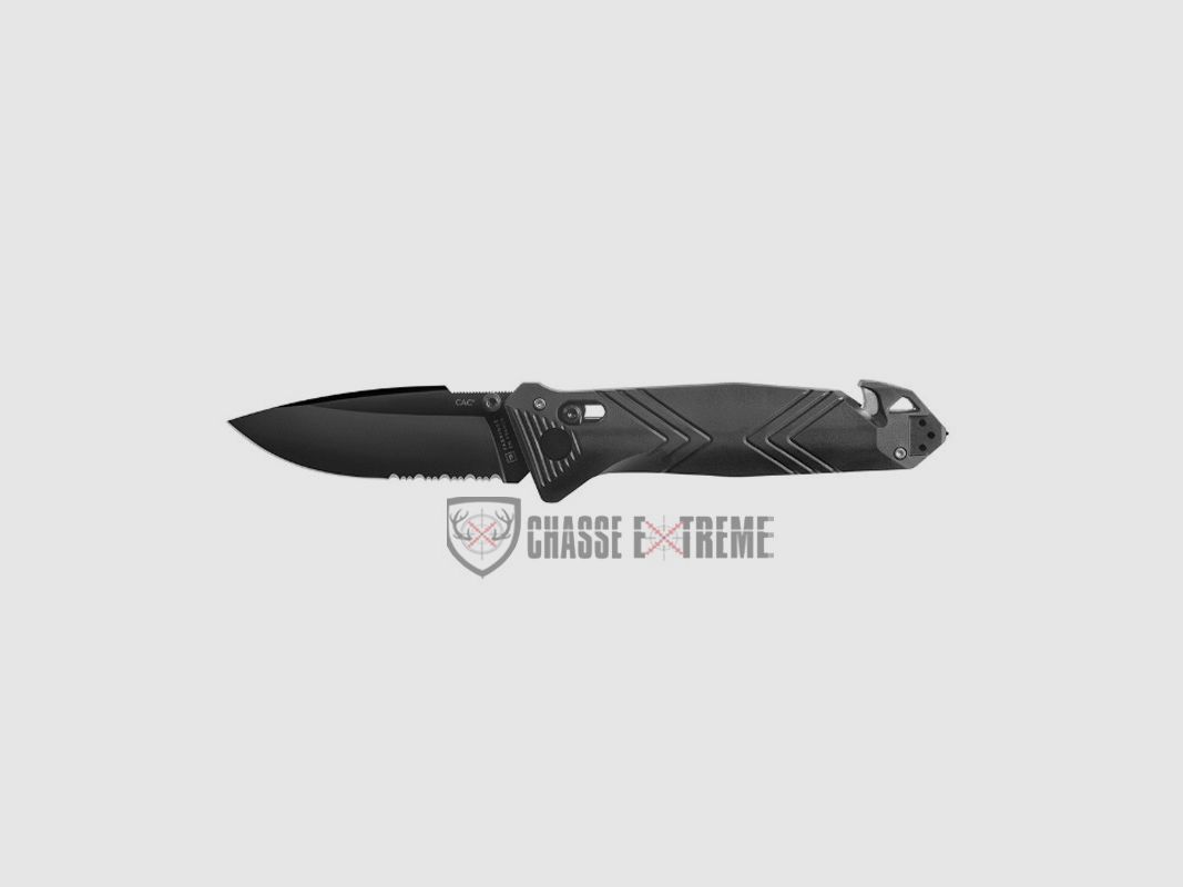 Taschenmesser CAC S200 Serration PA6 Schwarz, Bild 1 von 4