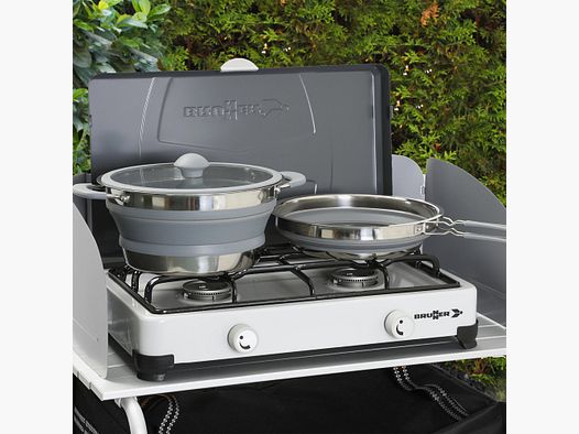 Foldable Pot Set Volcano Pasta Al Volo, ø 24 cm