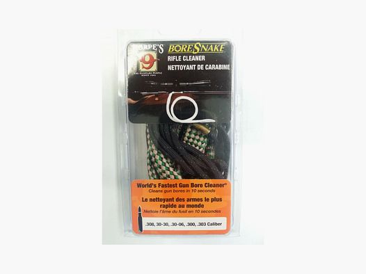 Bore Snake nettoyage de fusil. Cal. 30 .308 30-06 .300 et 7,62 millimètres de calibre