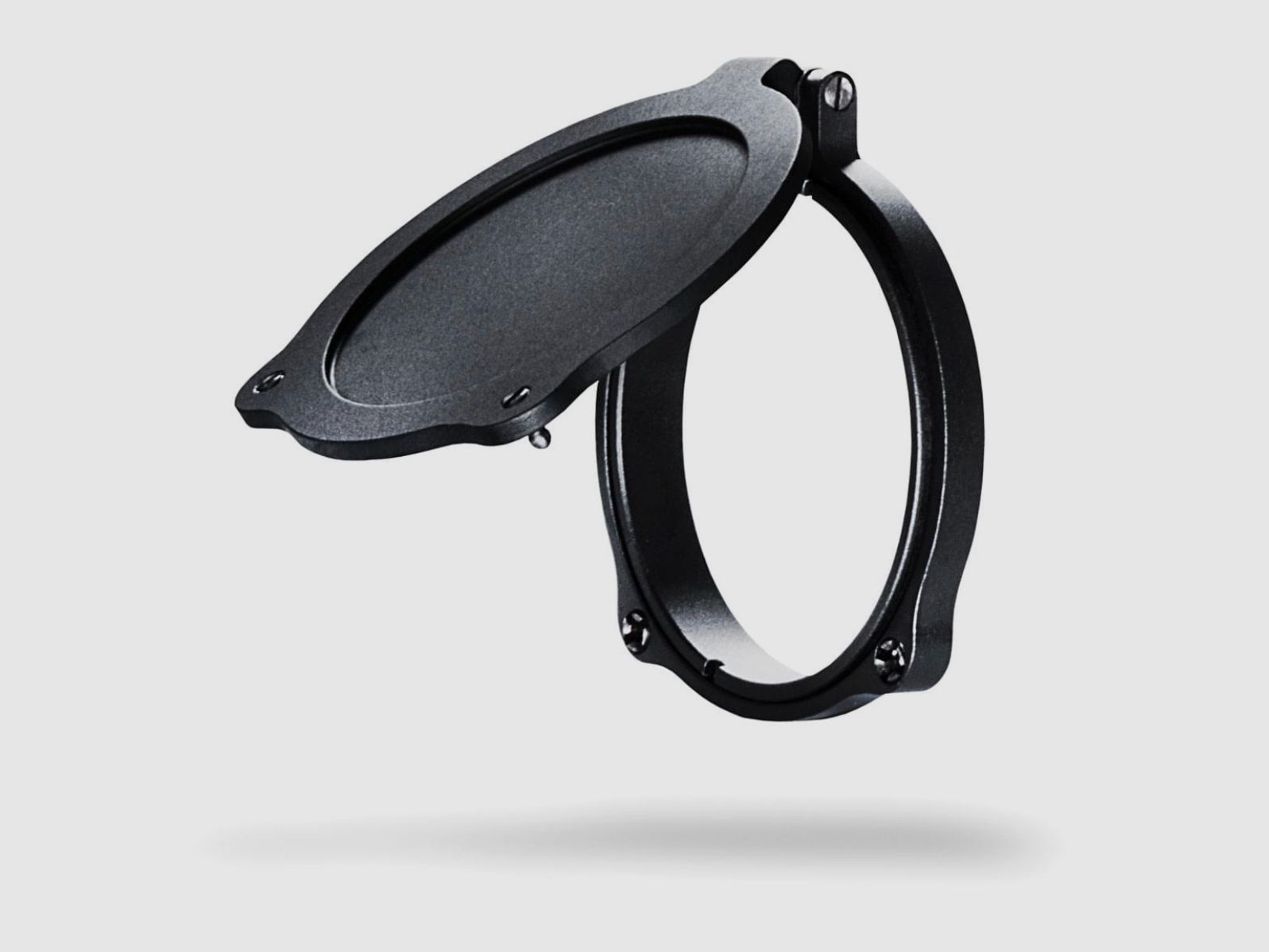 HAWKE 61001 Tapa abatible de aluminio de 32 mm cubierta de lente plegable para ocular