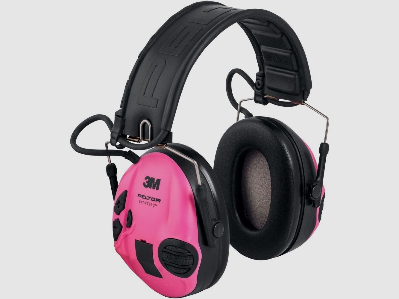 3M Peltor Protección Auditiva Activa SportTac Oliva/Rosa
