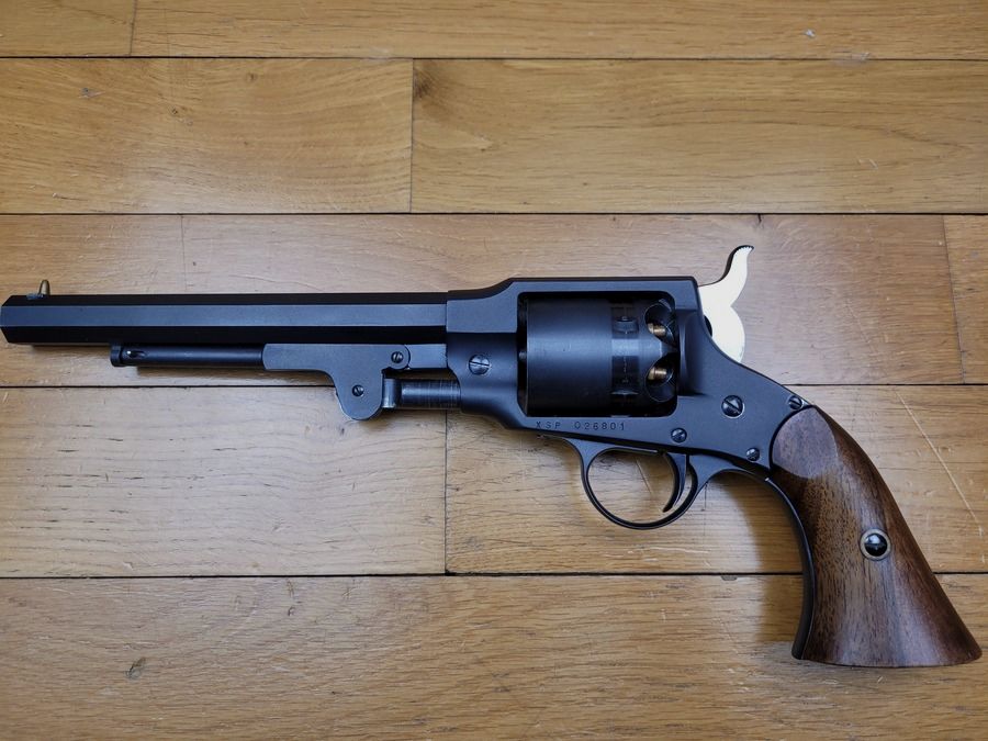 Schöner Revolver Rogers & Spencer Army Single Action – Qualitätsfertigung Perdersoli Target – Der ausgereifteste Perkussionsrevolver im Kaliber 44 PN – Waffe neu!, Bild 2 von 19