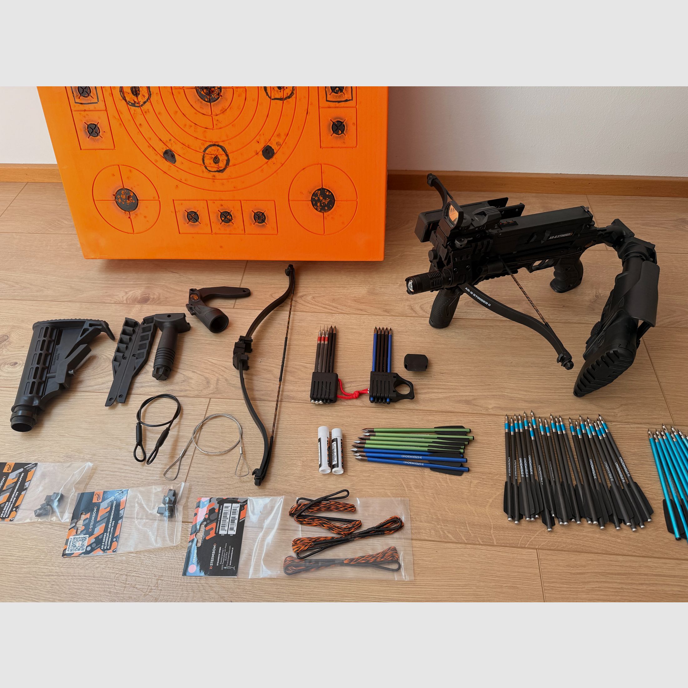 Steambow AR-6 Stinger ll Táctico + Accesorios