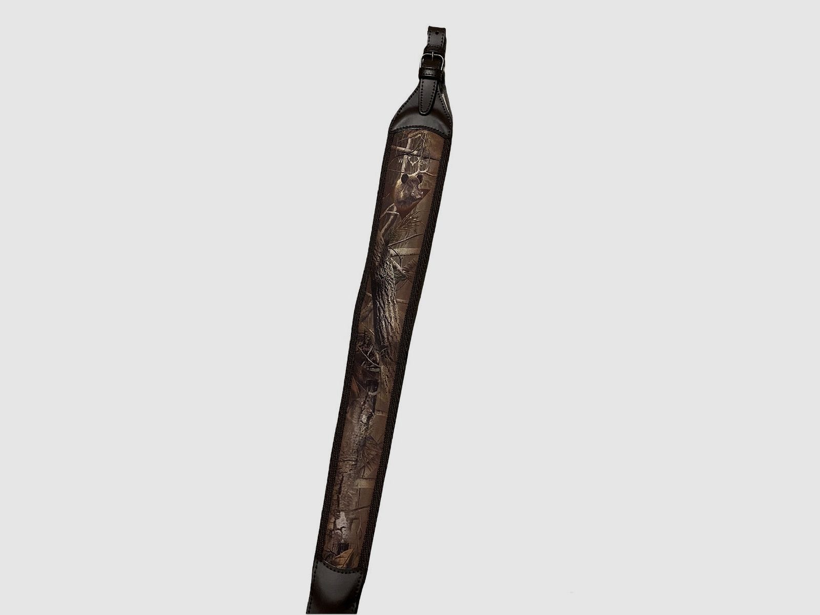 WILD ZONE SLING RIFLE LEATHER BOAR 98CM BROWN, image 2 of 2