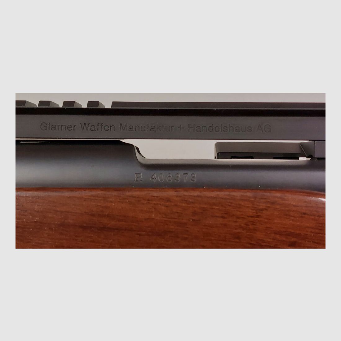Glarner Waffen Manufaktur + Handelshaus AG K31 Zielfernrohr Picatinnymontage-Schiene Schweizer Ordonnanzkarabiner Schmidt Rubin K31 SWITZERLAND