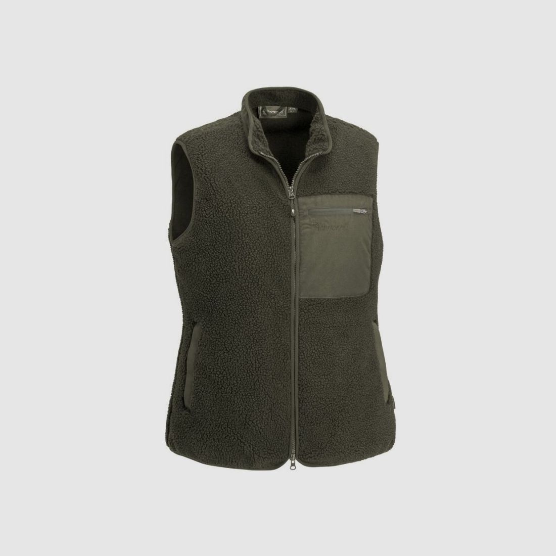 Pinewood Damen Weste Pile Dark Green