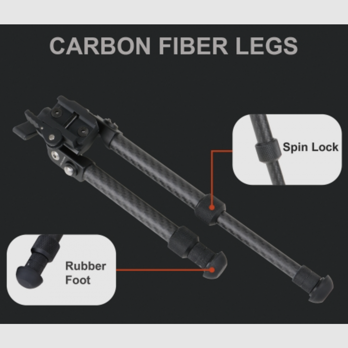 Carbon bipod, image 7 of 23