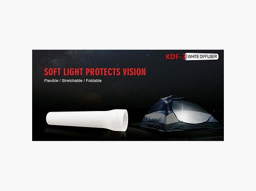 Warnaufsatz KDF-3, Farbe weiss