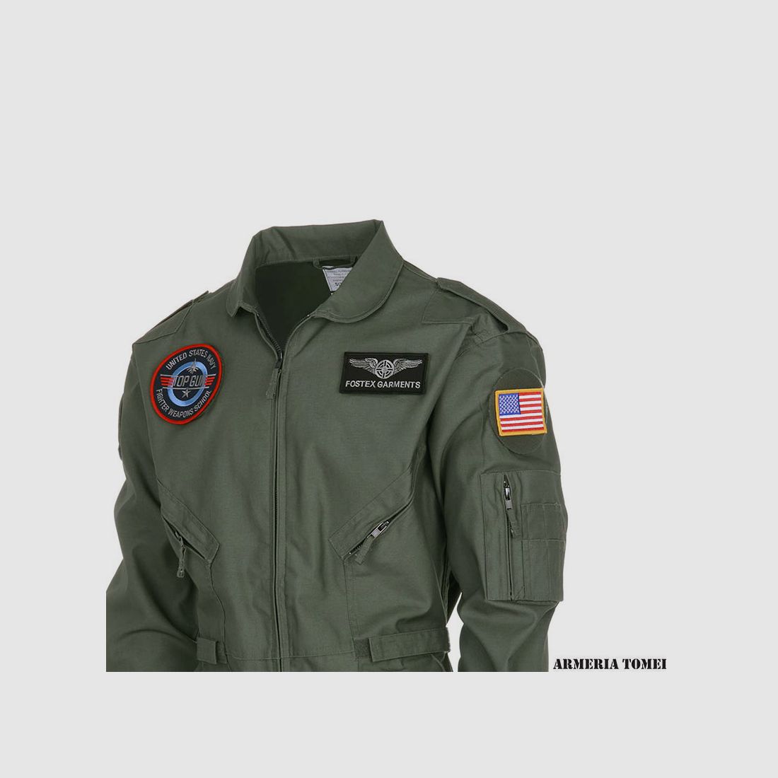 FOSTEX GARMENTS – GRAY PILOT FLIGHT SUIT, image 4 of 4