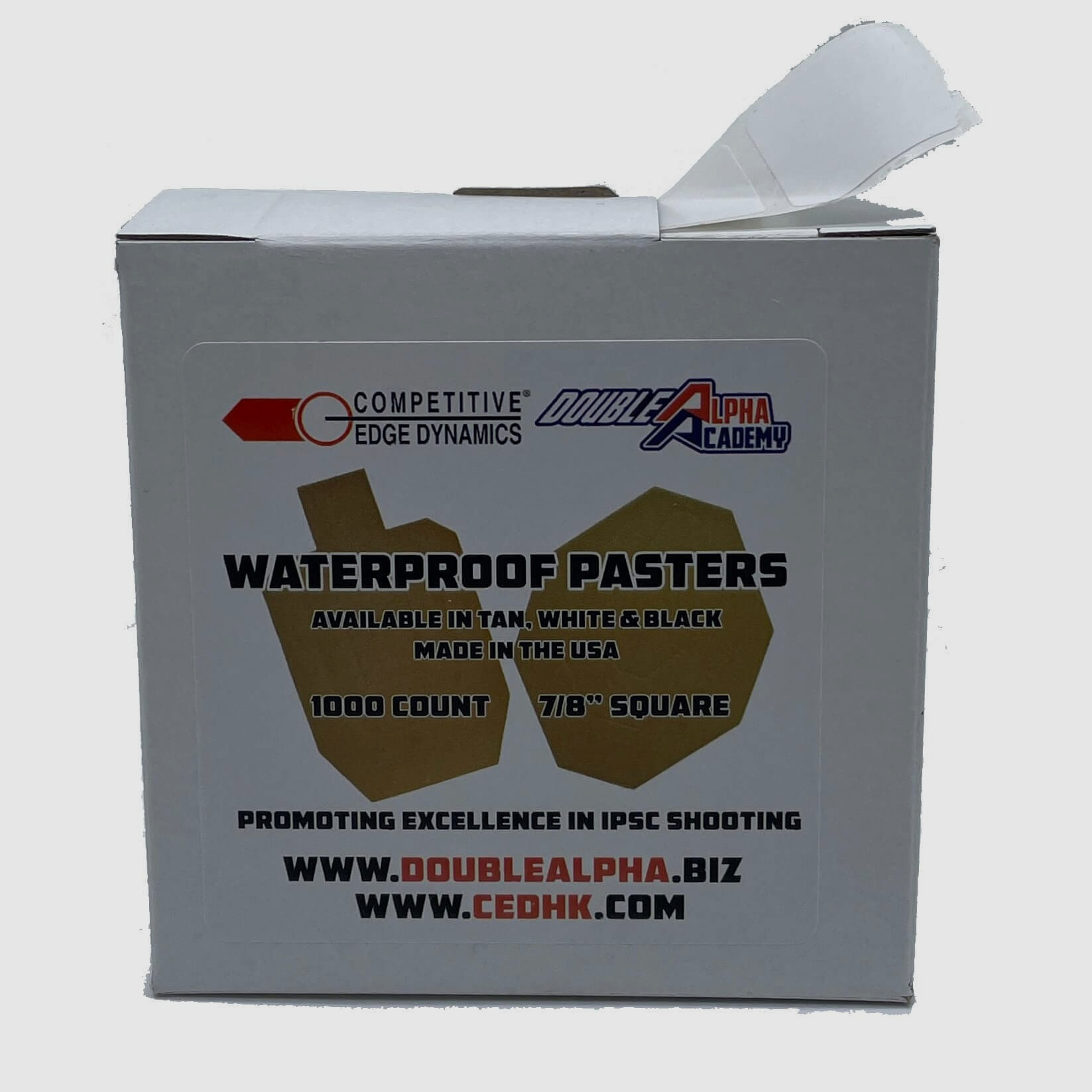 CED/DAA Parche de bala impermeable - Blanco