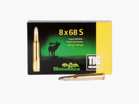 Brenneke 8x68 S 198GR TIG 20 Patronen