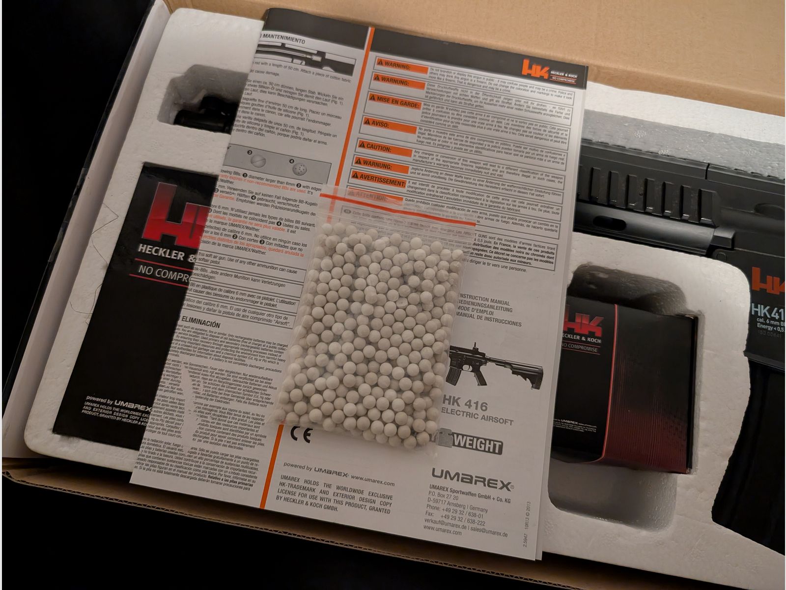 Heckler & Koch 416C (Zonder accu) 0,5J