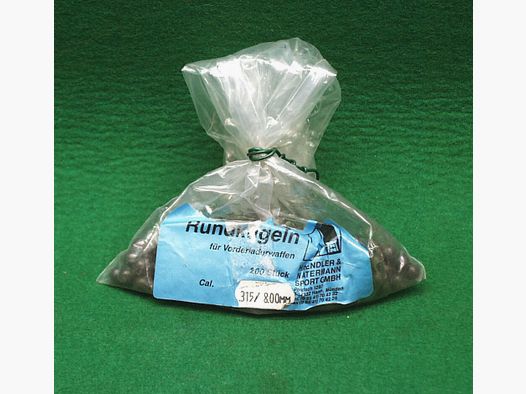 H&N Spezial-Rundkugeln Kal.315