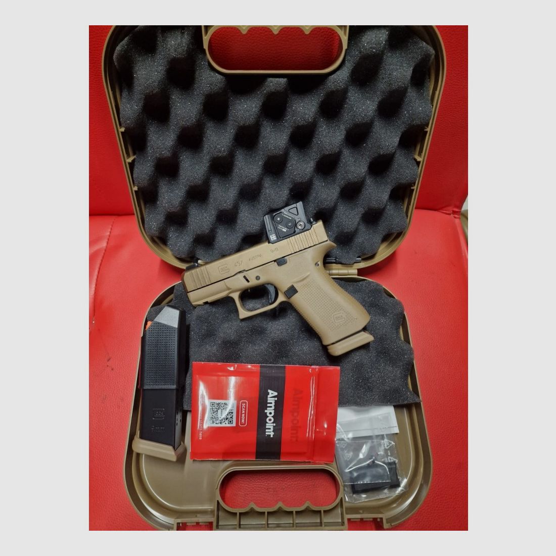 GLOCK 43X KOMBO MIT COA COYOTE 9x19mm, Bild 1 von 4