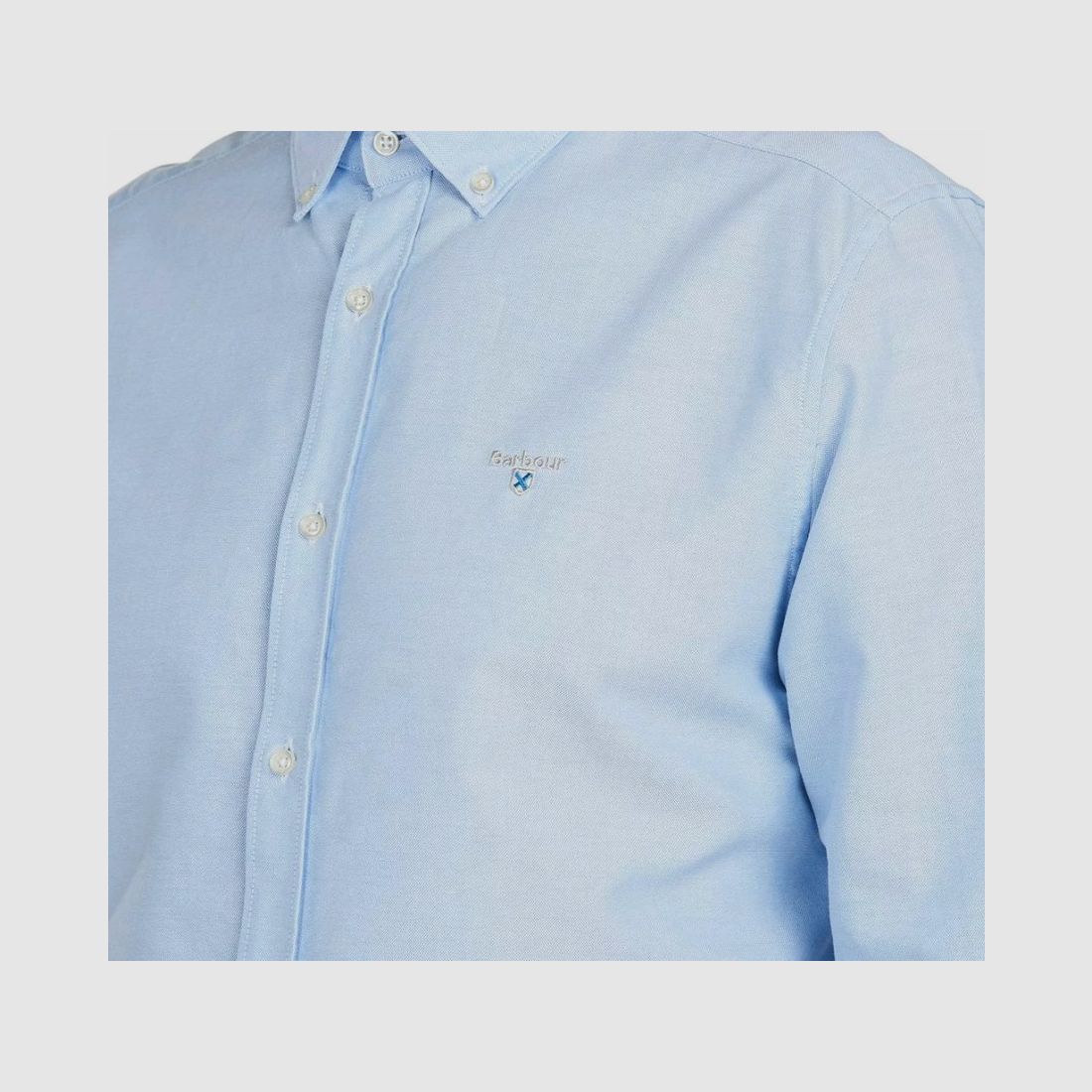 BARBOUR OXTOWN TAILORED SHIRT, SKY, image 2 of 2
