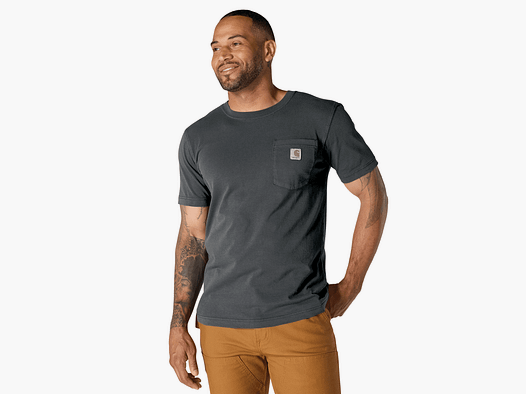 Carhartt Irvine Relaxed Garment Dyed T-Shirt Uomo Shadow M