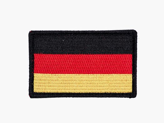 Parche bordado de bandera de Alemania con cierre de gancho y bucle