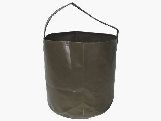 PVC Falteimer / Wassereimer 10 Liter, mit Tragehenkel, Oliv