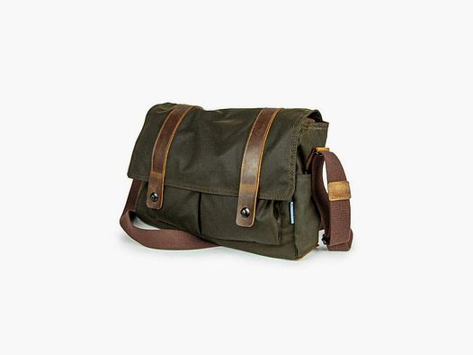 STEINKAUZ Waxcotton-Tasche „Fischland“, Wax-Oliv