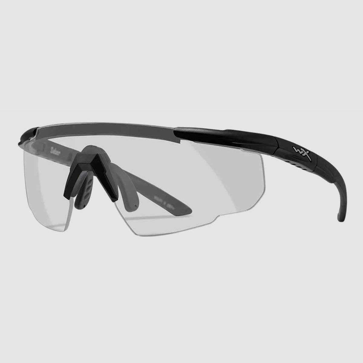 Wiley X Schießbrille Glas: klar, Gestell: matt schwarz Saber Advanced
