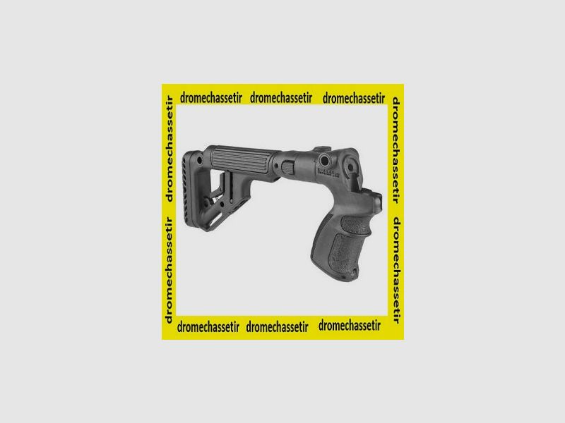 Crosse Pliante avec appuie joue reglable Fab Defense pour Mossberg 500 et maverick 88, noir