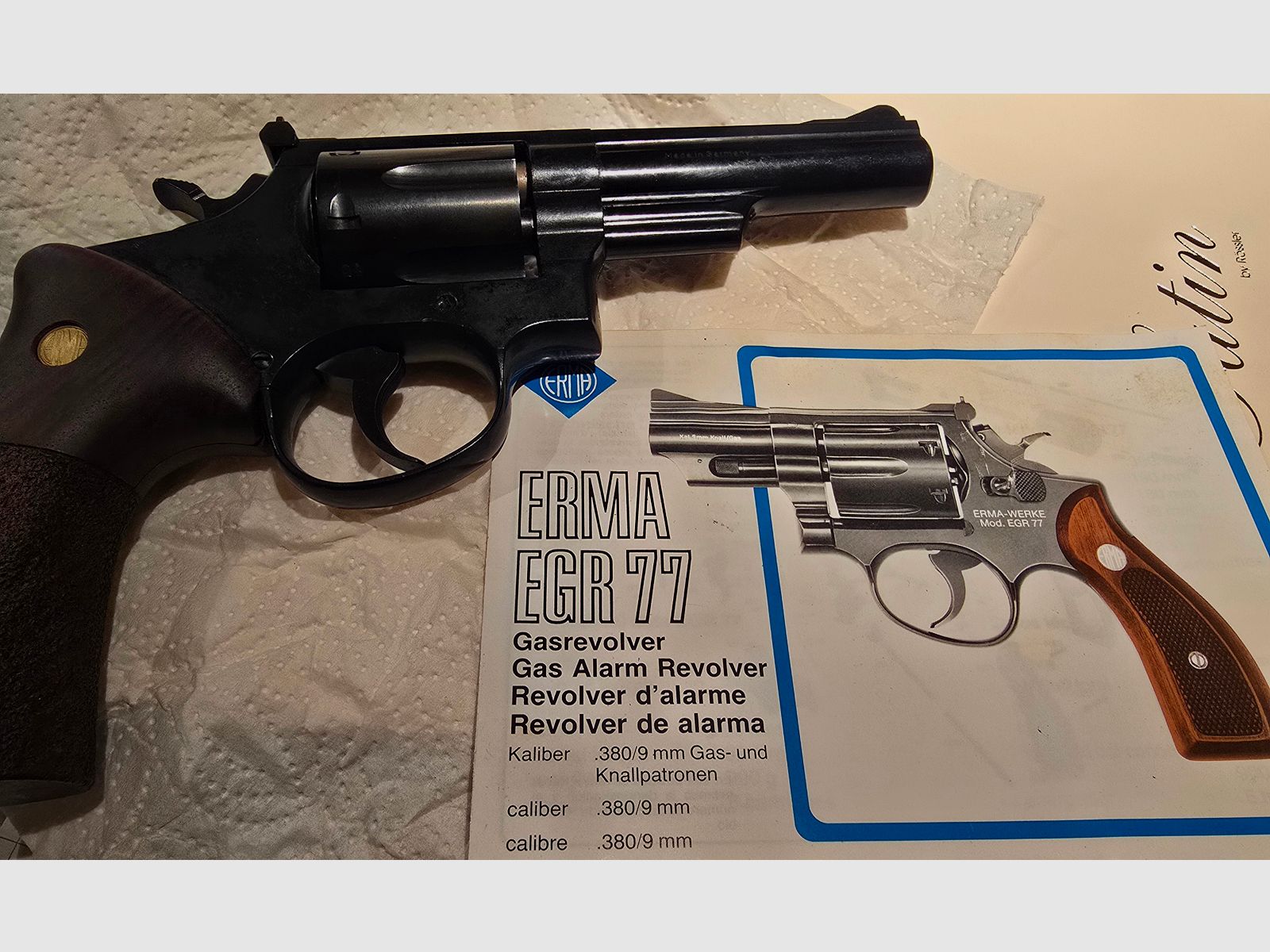 ERMA EGR 77 Gasrevolver 380/9mm