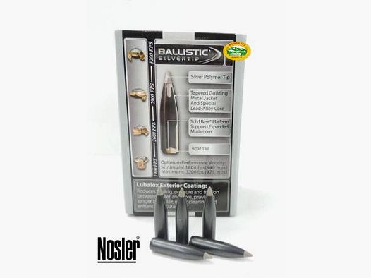 NOSLER pociski BALLISTIC SILVERTIP kal.6mm (243) 95gr. - 51040