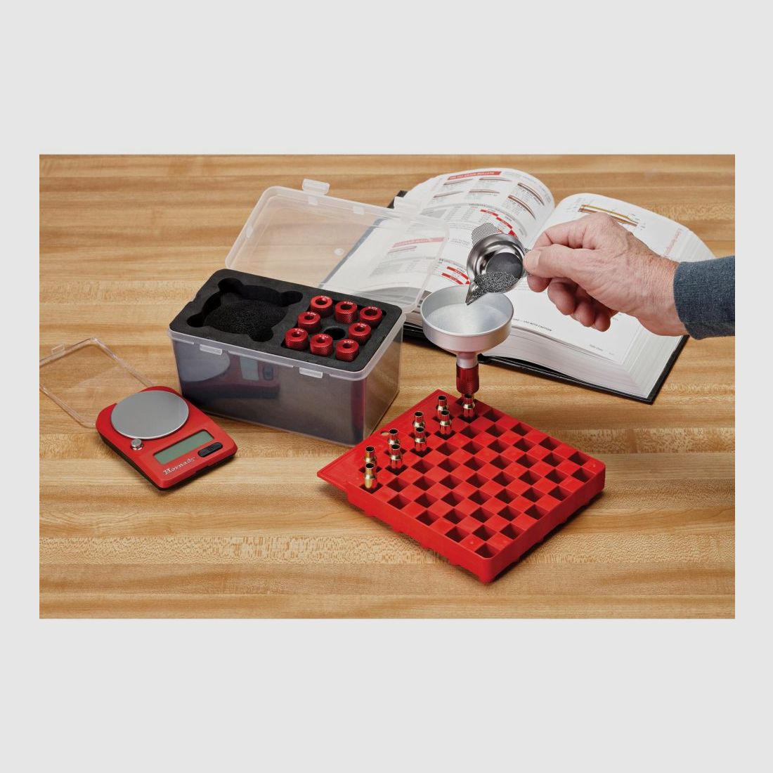 Hornady Premium Pulvertrichtersatz aus Aluminium