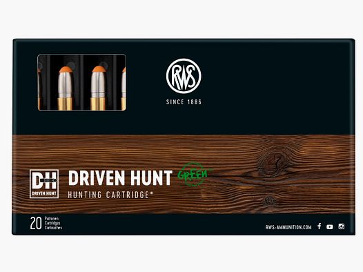 RWS Nabojów myśliwskich Driven Hunt .308 Win. 165 grains