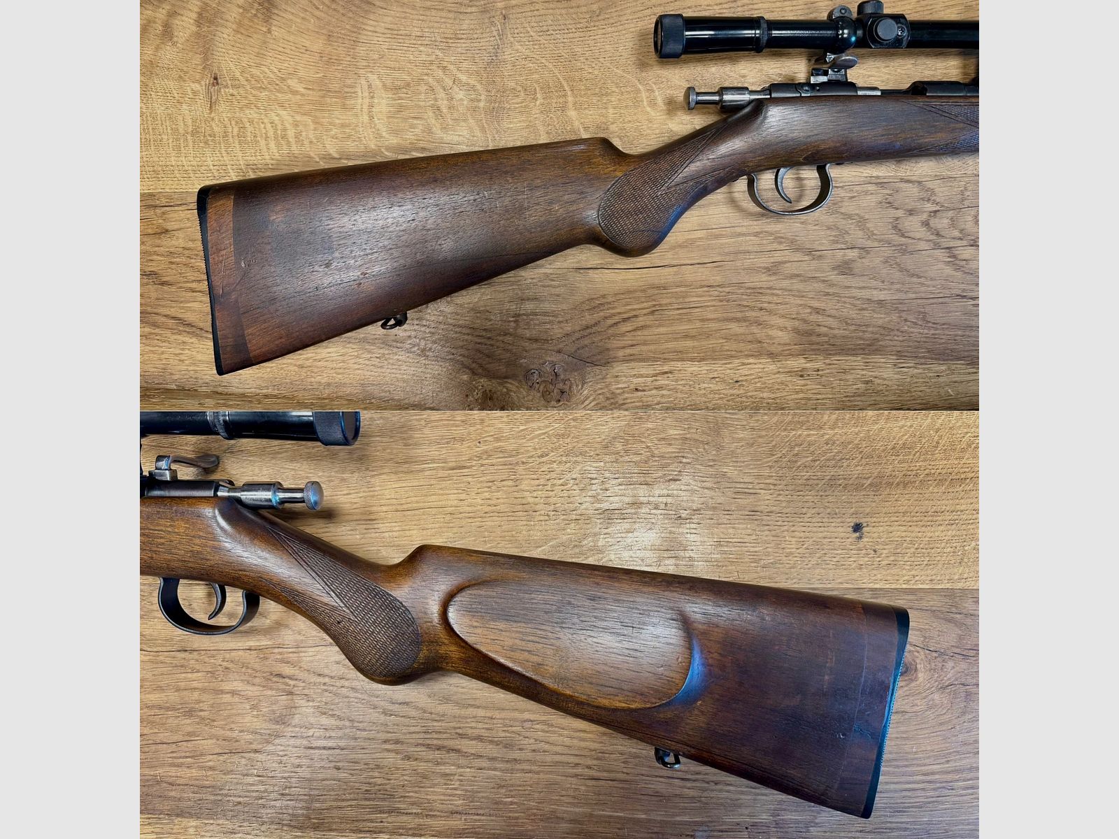 Anschütz .22 LR con telescopio