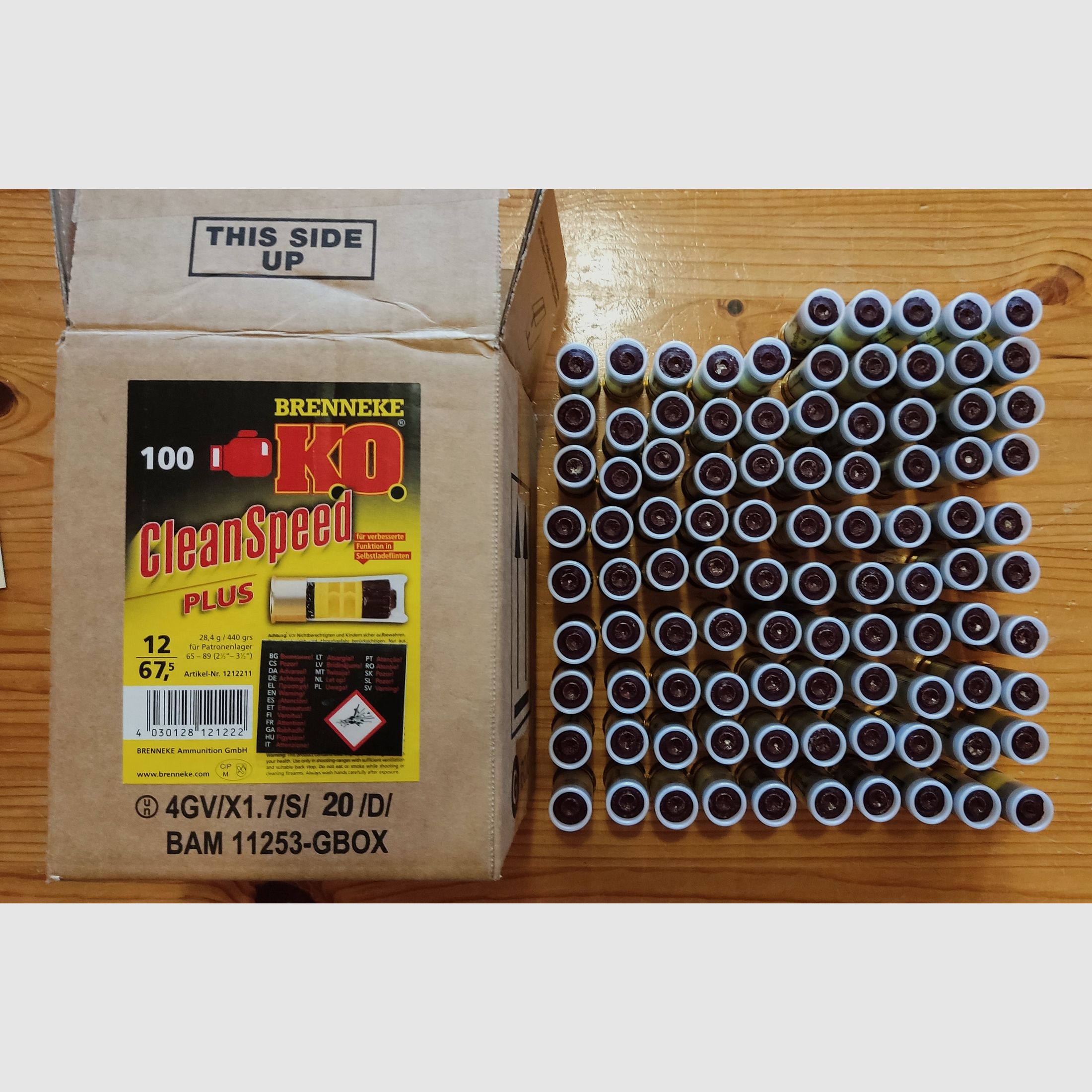 2x Brenneke Clean Speed Plus .12 .12/67 12/67,5 slug per fucile da caccia munizione tiro sportivo, immagine 3 di 3