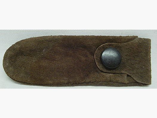 Custodia in pelle piccola - Chiusura a pressione; Lunghezza del manico: 8cm