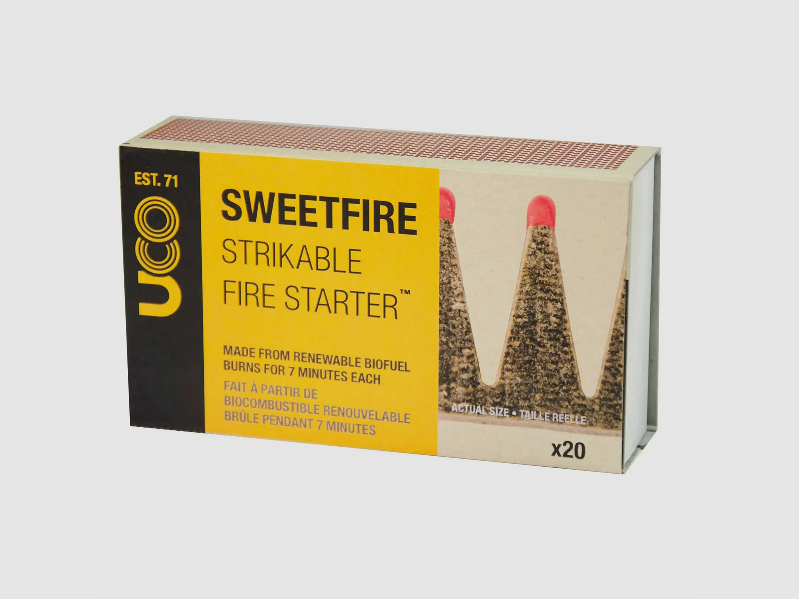 UCO UCO Zapałki SweetFire 20 sztuk