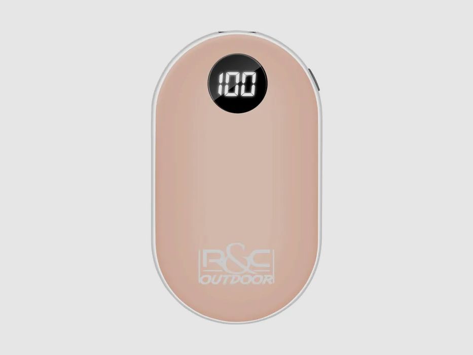 Electric hand warmer PINK - rechargeable with USB - adjustable from 42-52 degrees