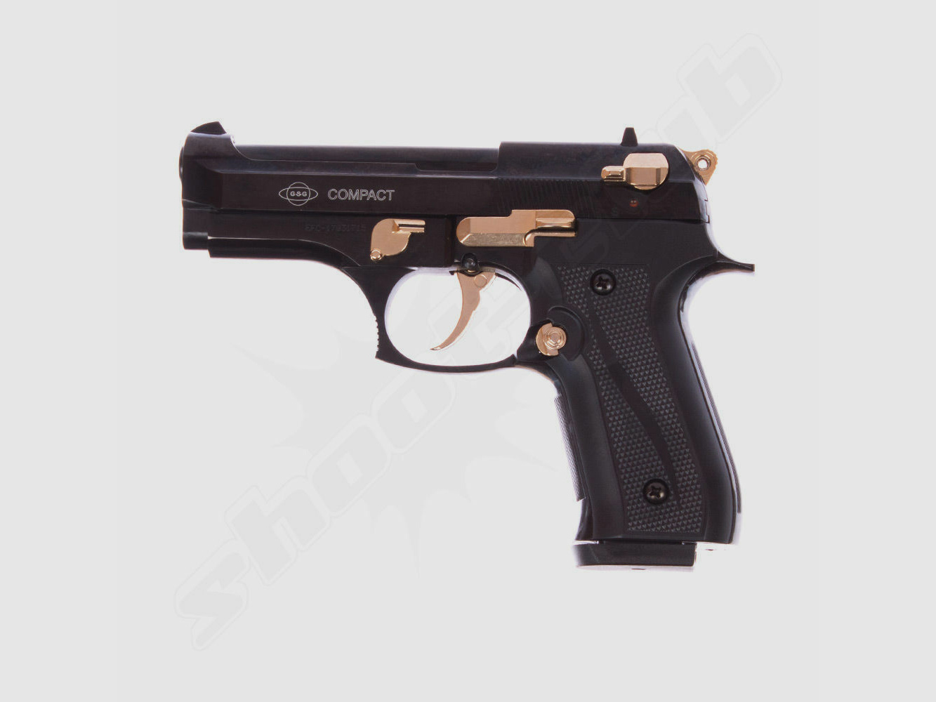 Ekol Ekol Compact black-gold cal. 9mm gas pistol