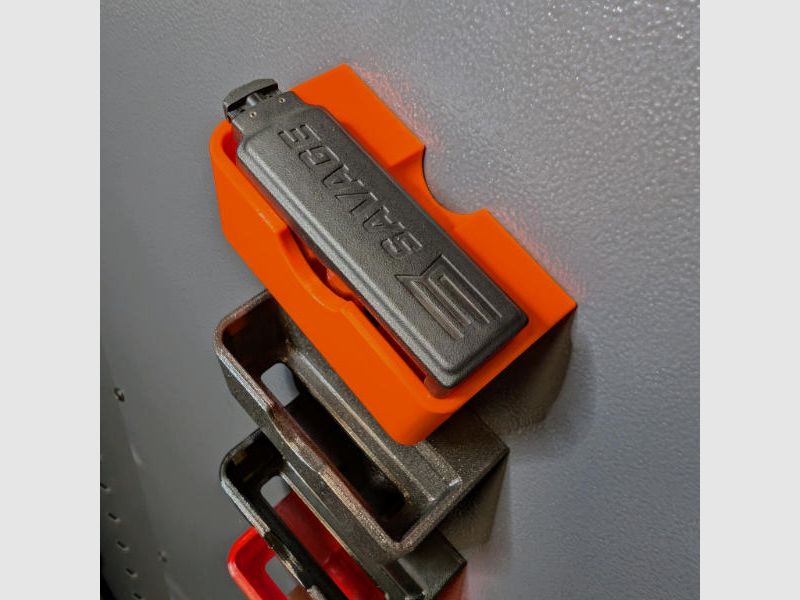 Magnetic magazine holder for Savage Predator Hunter magazines for gun cabinet - accessories for the gun cabinet